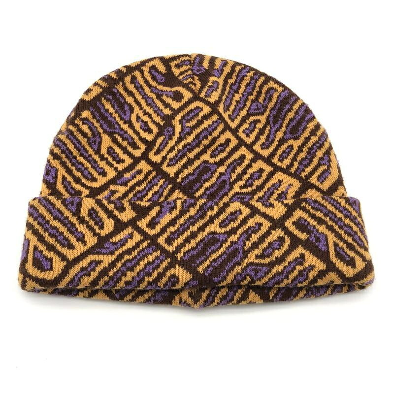 【中古】SUPREME funk spellout beanie 58CM マルチカラー シュプリーム[10]