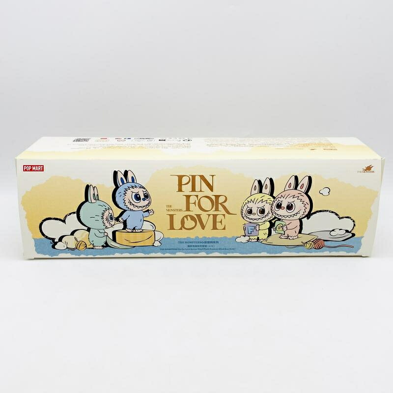 【中古】欠品有 LABUBU ラブブ THE MONSTERS PIN FOR LOVE A-M ぬいぐるみペンダント 1BOX POP MART ポップマート 黄[17]