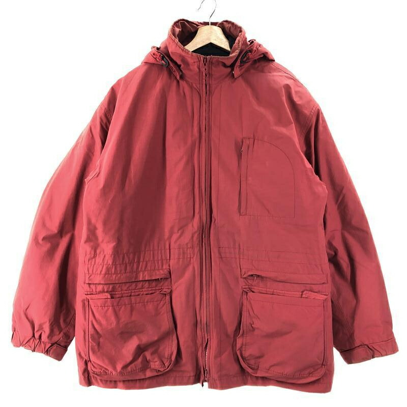 【中古】J.CREW ダウンジャケット L レッド ジェイクルー[10]