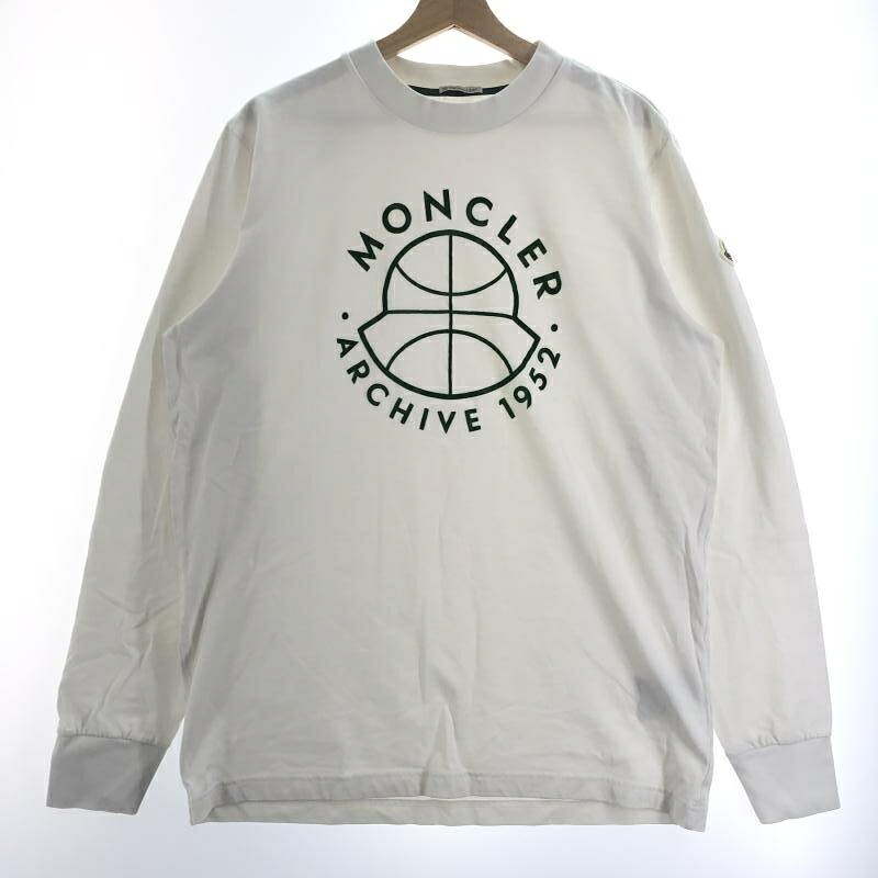 【中古】MONCLER ロンT XL K10918D00004 ホワイト モンクレール[10]