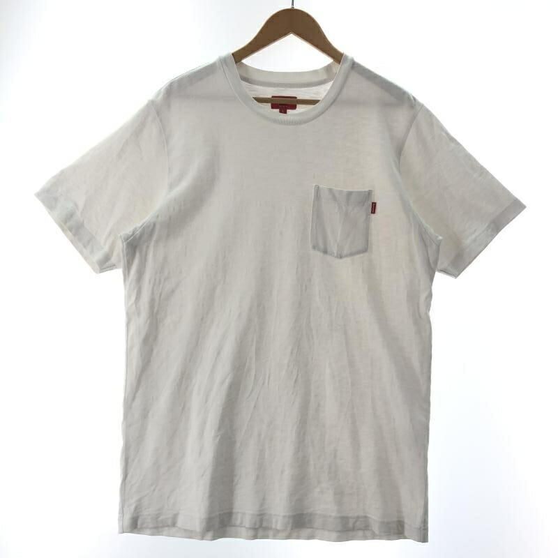 【中古】Supreme 24SS S/S Pocket Tee Tシャツ L ホワイト シュプリーム[10]