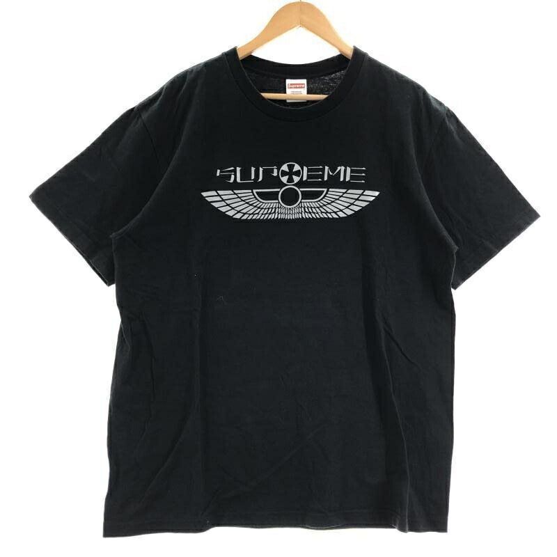 【中古】Supreme 25SS Wings Tee M 黒いこと シュプリーム[10]