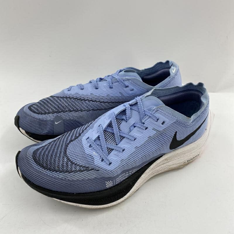 【中古】NIKE VaporFly Next％ 2 スニーカー 26.5cm CU4111-401 ブルー ブラック ナイキ[10]