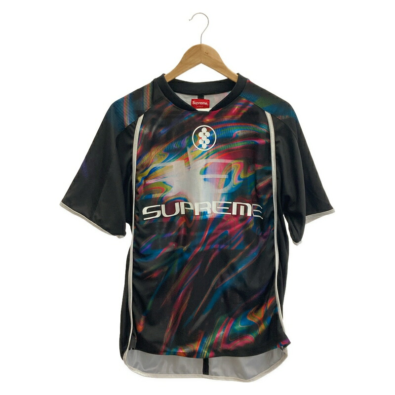 【中古】Supreme 23SS Feedback Soccer Jersey サイズS ブラック[79]