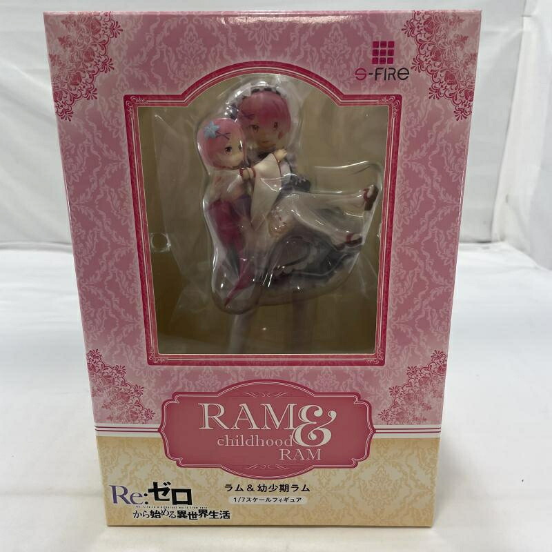 【中古】未開封)S-FIRE ラム＆幼少期ラム 1/7スケールフィギュア Re:ゼロから始める異世界生活[19]