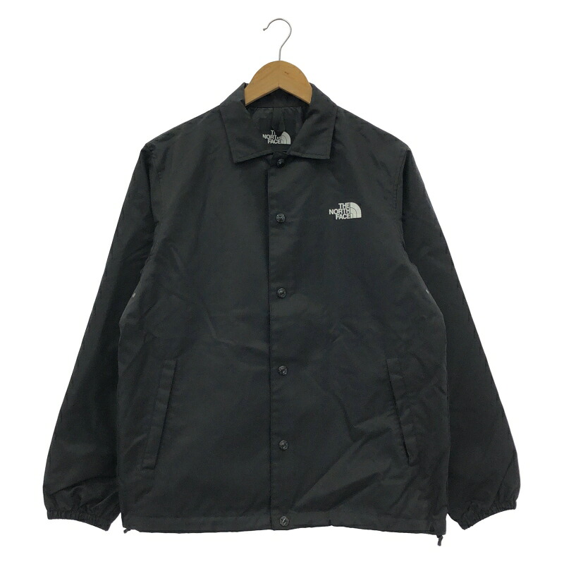 【中古】THE NORTH FACE NEVER STOP ING コーチジャケット サイズS 黒 ノースフェイス NP72335[91]