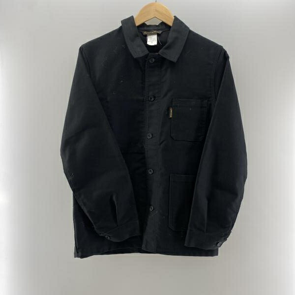 【中古】LABOUREUR ブラックモールスキン ワークジャケット サイズ1 ルラブルール[24]