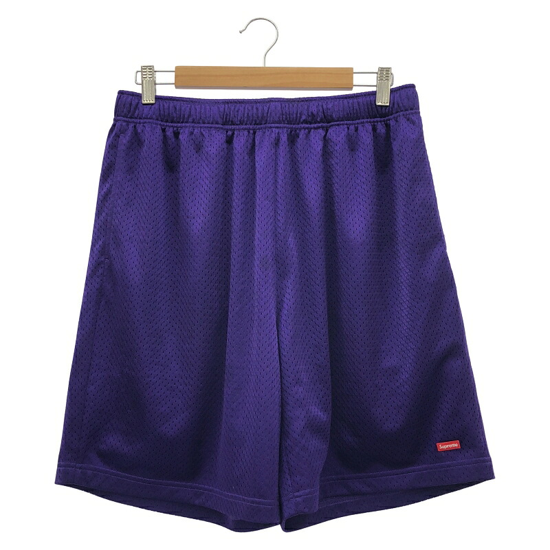 【中古】Supreme バギーメッシュパンツ サイズS 紫 シュプリーム[91]