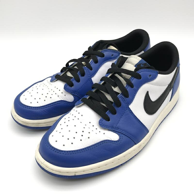 【中古】NIKE AIR JORDAN 1 RETRO LOW OG スニーカー 29cm CZ0790-140 ブルー ホワイト ナイキ[10] 7,197円