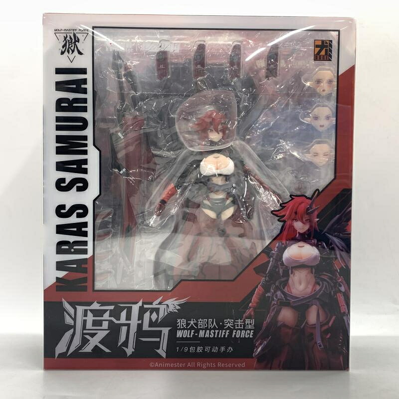 【中古】未開封）鴉侍 「WOLF-MASTIFF FORCE」 1/9 シームレスアクションフィギュア[10]