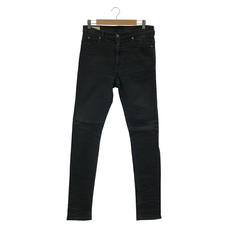 【中古】GUCCI ブラックデニム サイズ34 グッチ[92]