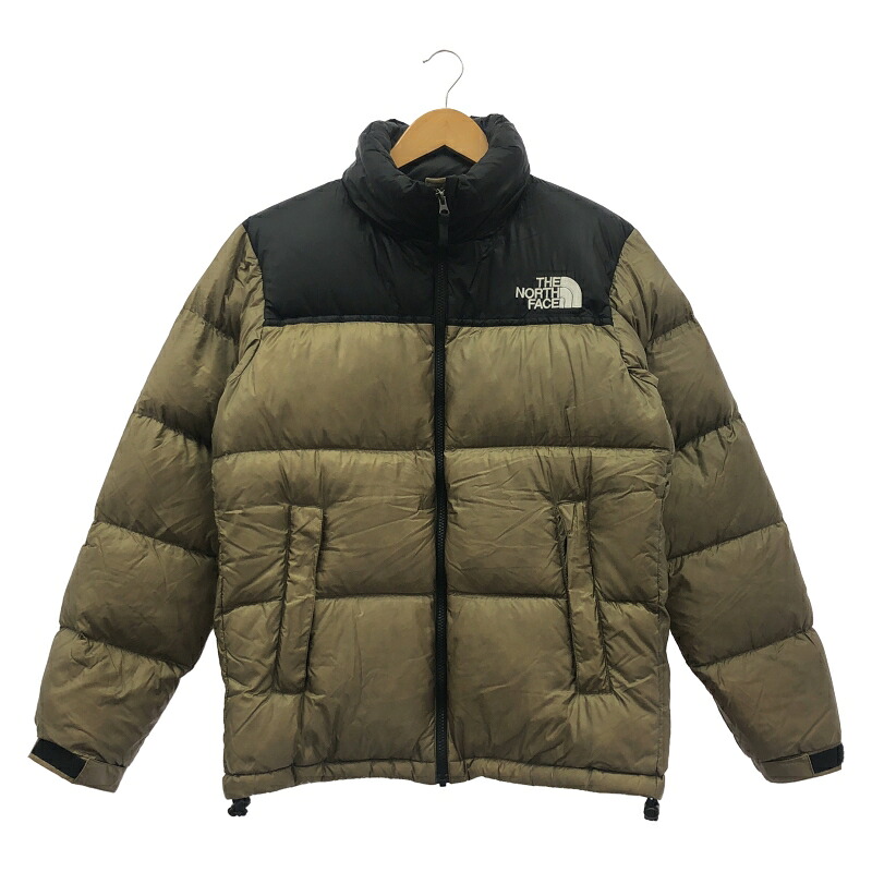 【中古】THE NORTH FACE NUPTSE LIGHT JACKET M カーキ ND91715Z ザノースフェイス[92]