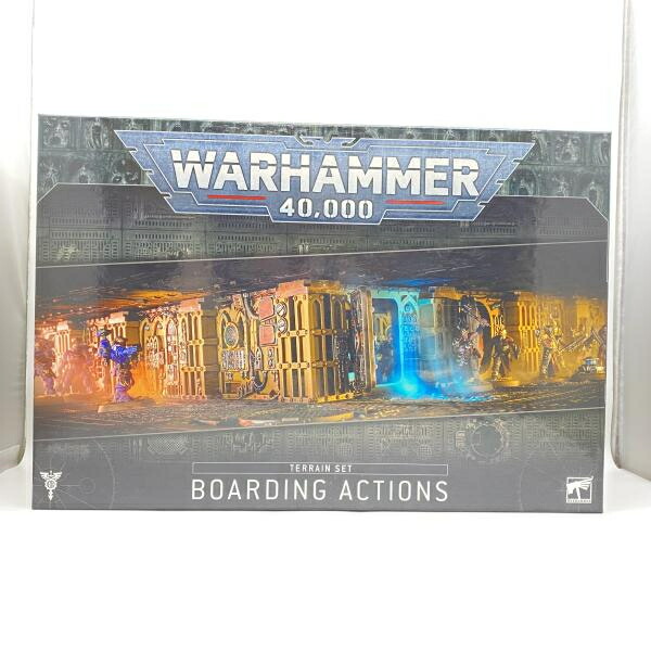 【中古】 開封) 艦内せめぎ合う地勢書き割り ウォーハンマー４００００ ＢＯＡＲＤＩＮＧ ＡＣＴＩＯＮＳ ＴＥＲＲＡＩＮ ＳＥＴ [24]