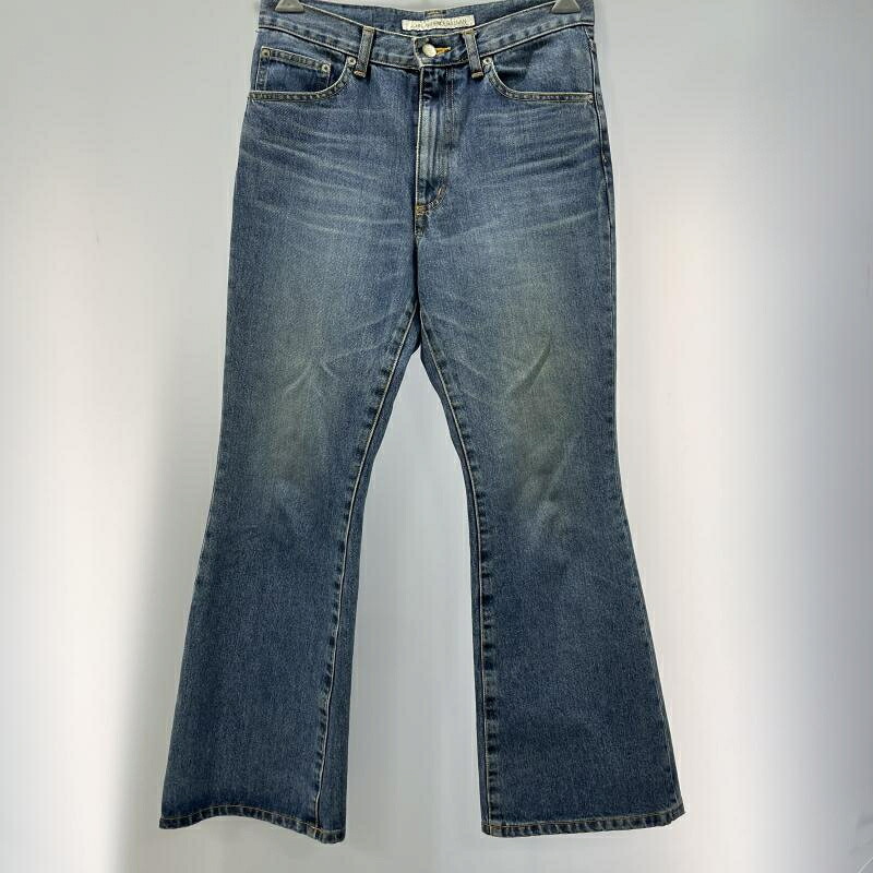 【中古】JOHN LAWRENCE SULLIVAN ウォッシュドデニムフレアパンツ サイズ44 2A028-0320-18 ブルー[19]
