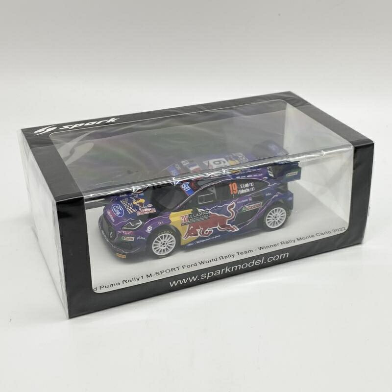 【中古】未開封 1/43 フォード プーマ Rally1 No.19 M-SPORT Ford World Rally Team Winner Rally モンテカルロ 2022 スパークモデル[17]