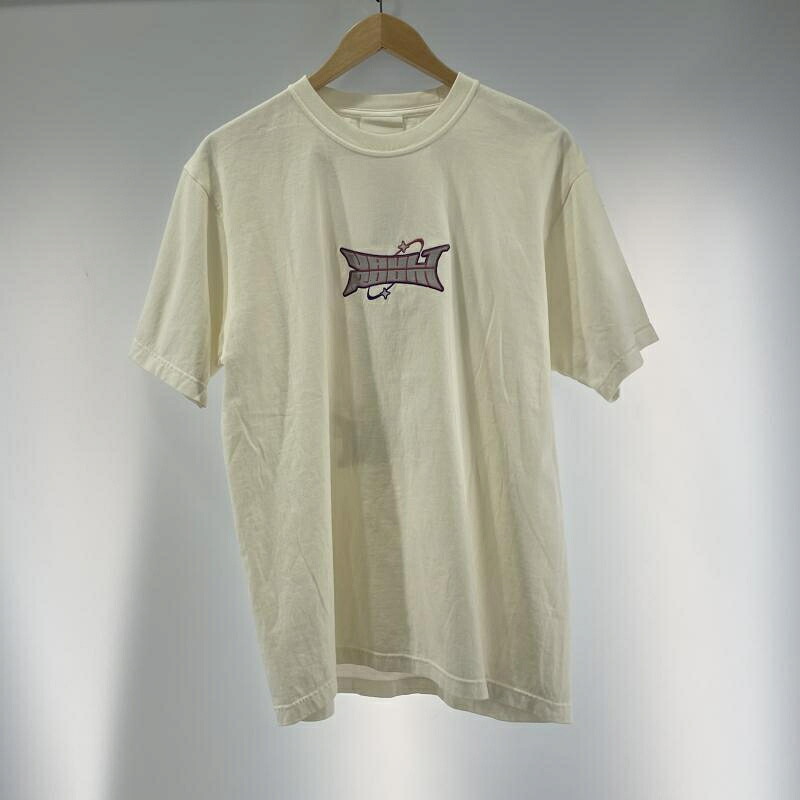 【中古】VAULTROOM LAPKARU CARTOOM TEE 大きさL 白いこと 雄捩子お部屋 ラプカル ポンチ絵 紅茶[19]