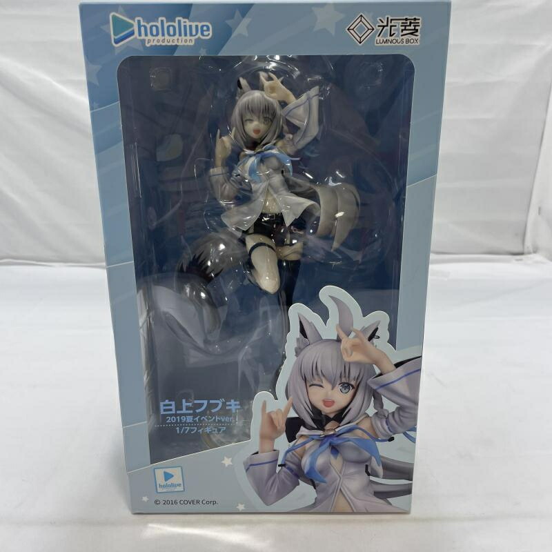 【中古】開封)LUMINOUS BOX 白上フブキ 2019夏イベントver. 1/7スケールフィギュア ホロライブ[19]