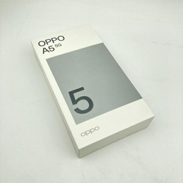 【中古】【au】○OPG06 (OPPO A5 5G)(白いこと)/SIM鍵を掛けるなし[6]