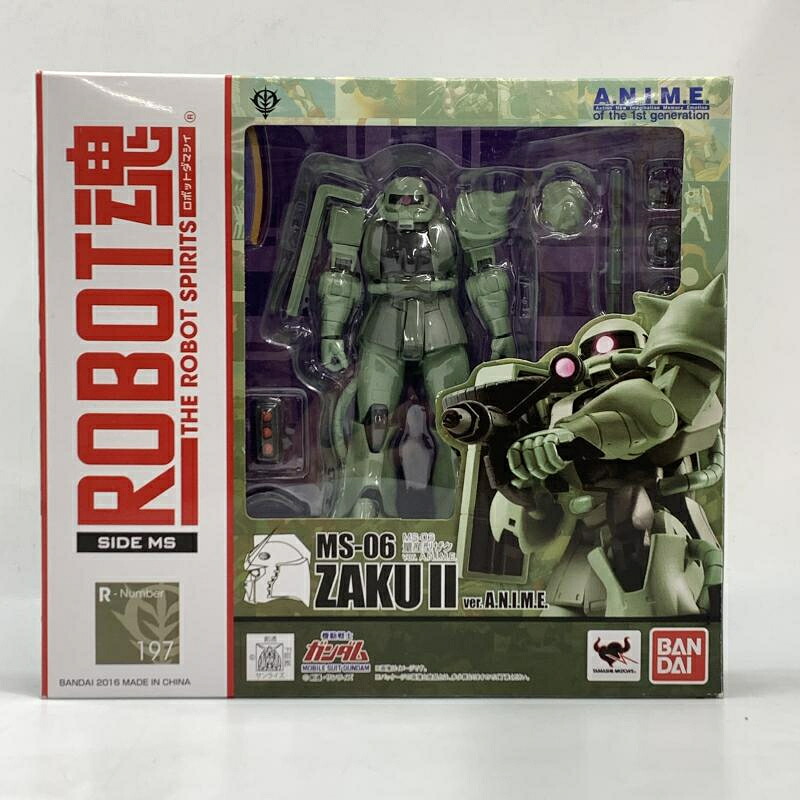 【中古】バンダイ ROBOT魂 MS-06 量産型ザク ver. A.N.I.M.E. 機動戦士ガンダム[10]