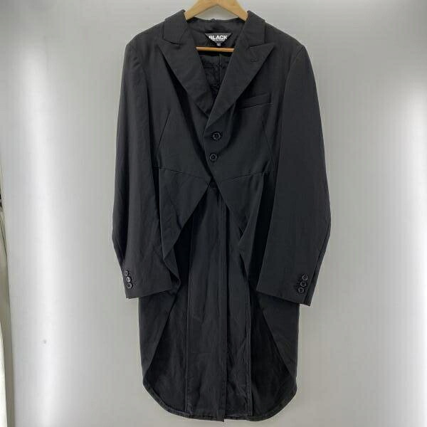 【中古】BLACK COMME des GARCONS 燕尾ジャケット サイズL AD2019 1D-J026 ブラックコムデギャルソン[24]
