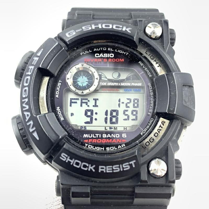 【中古】G-SHOCK G-SHOCK GWF-1000-1JF フロッグマン タフソーラー 電波受信あり [24]