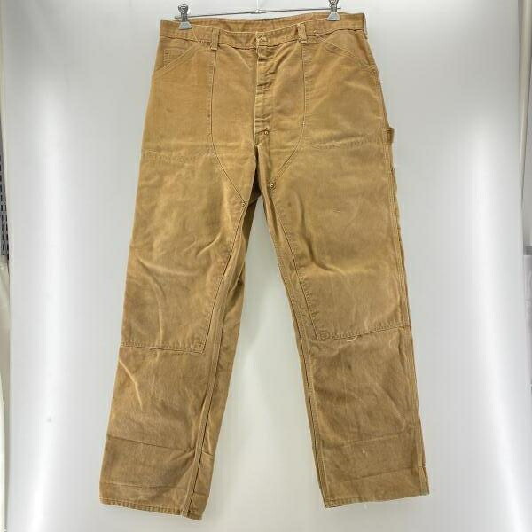 【中古】Carhartt 70s 42TALON ダブルニーペインターパンツ ブラウン サイズ40×34 △裾上げ カーハート[24] 38,402円