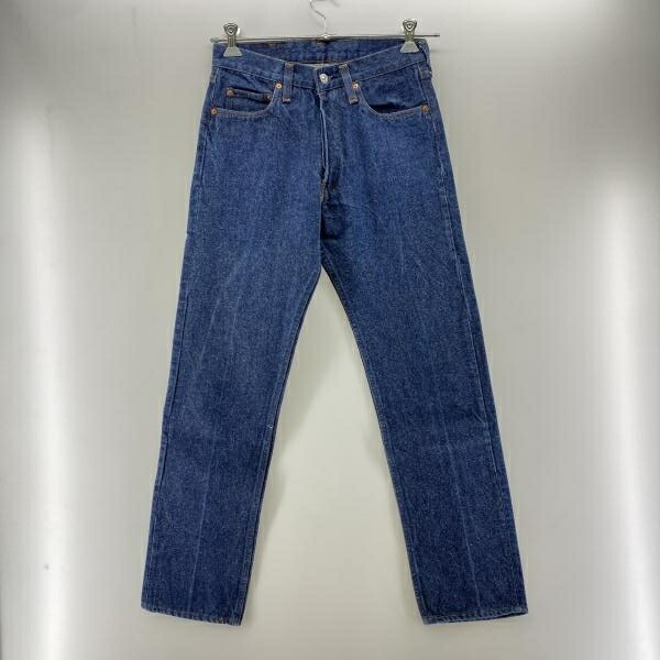 【中古】LEVI\u0027S 80s USA製 501 ハチマル 内股ダブル 30×34 リーヴァイズジーンズ[24]