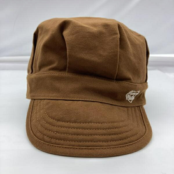 【中古】HUMAN MADE DUCK WORK CAP サイズL ブラウン ヒューマンメイド[19]