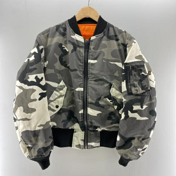 楽天市場】ALPHA（アルファー） リバーシブル フラワーカモ MA-1