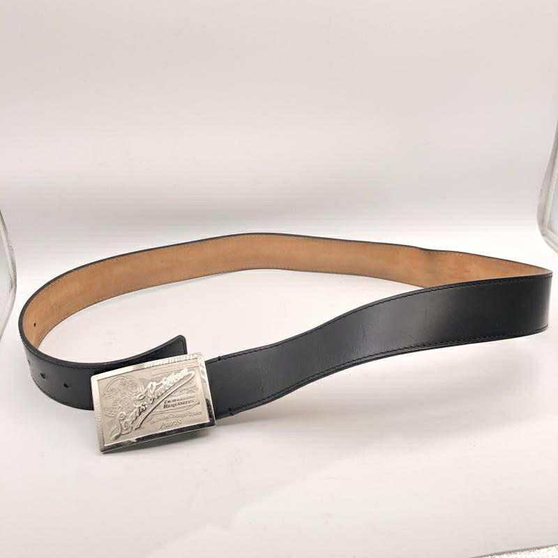 【中古】LOUIS VUITTON サンチュール ジーンズベルト ブラック M6812　ルイヴィトン[17]