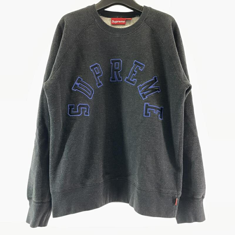 【中古】Supreme Arc Logo Crewneck サイズM ブラック シュプリーム アークロゴ クルーネック[17]