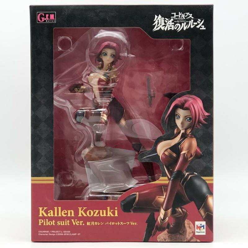 【中古】未開封 G.E.M.シリーズ 紅月カレン パイロットスーツVer. メガハウス コードギアス 復活のルルーシュ[17]