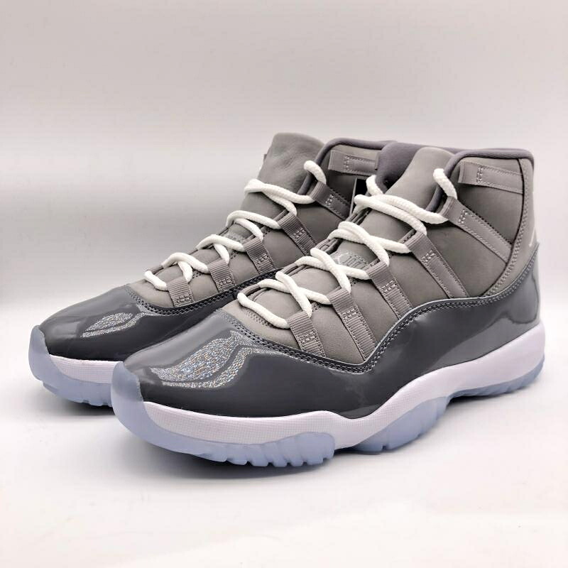 【中古】NIKE AIR JORDAN 11 RETRO cool Grey 28cm CT8012-005 ナイキ エアジョーダン11 レトロ クールグレー[17]