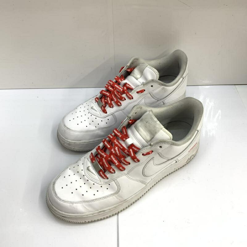 【中古】Supreme × Nike Air Force 1 Low \"White\"" 大きさ28.5糎 CU9225-100 白[92]"
