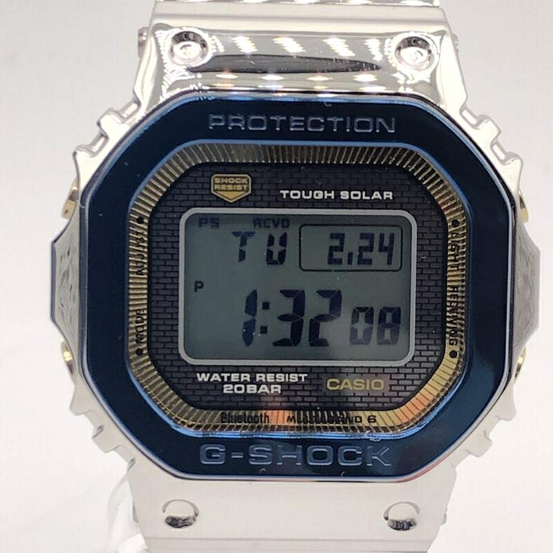 【中古】G-SHOCK GMW-B5000SS-2JR カシオ50周年不死化真似形 ソーラー カシオ ジーショック[17]