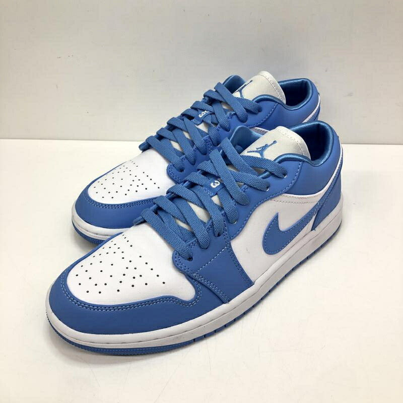【中古】NIKE AIR JORDAN 1 Low Women's　26.5cm 水色 ナイキ エアジョーダン[66]