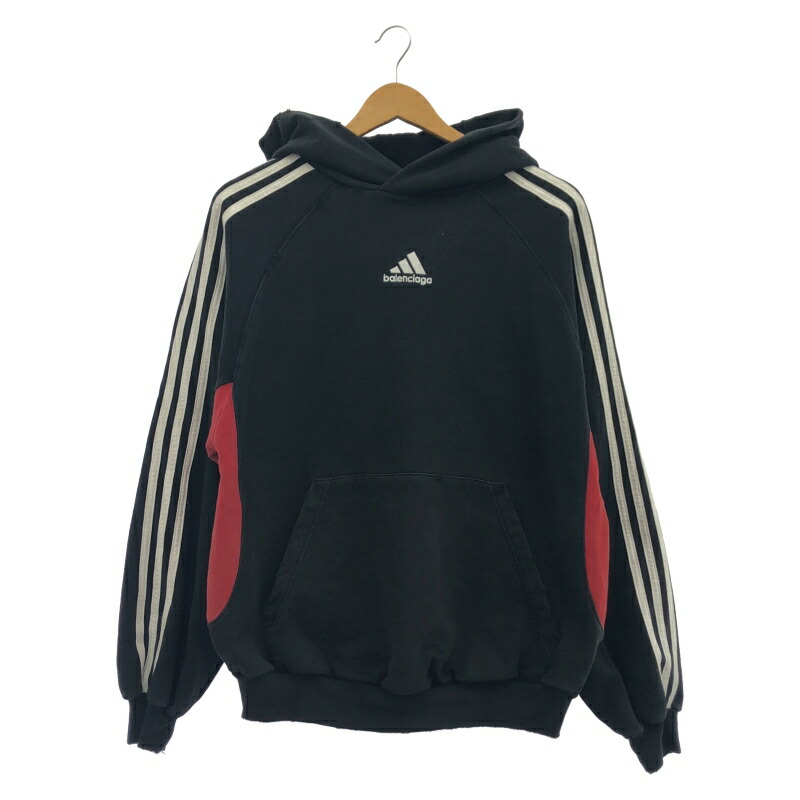 【中古】BALENCIAGA×adidas　Small Fit Hoodie　S[79]