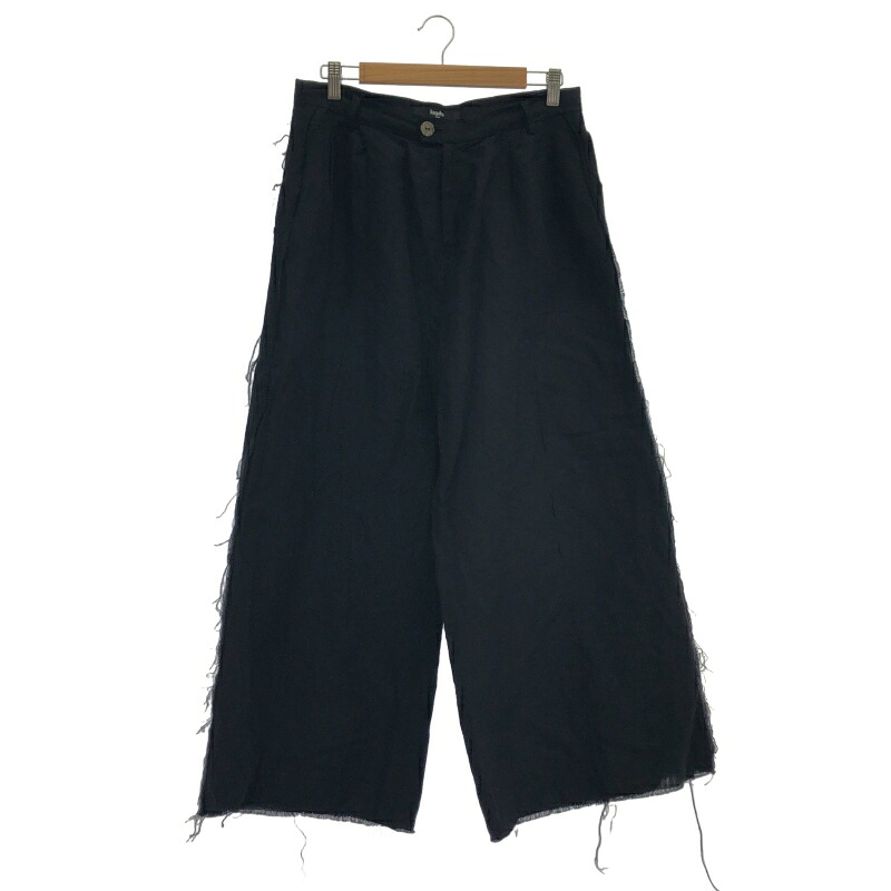 【中古】Kujaku&Takuma Nishizaka　ワイドパンツ　サイズ1　黒[79]