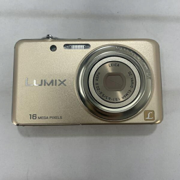 【中古】Panasonic LUMIX DMC-FH7 DMC-FH7-N コンパクトデジタルカメラ シャインゴールド 2011年[19]