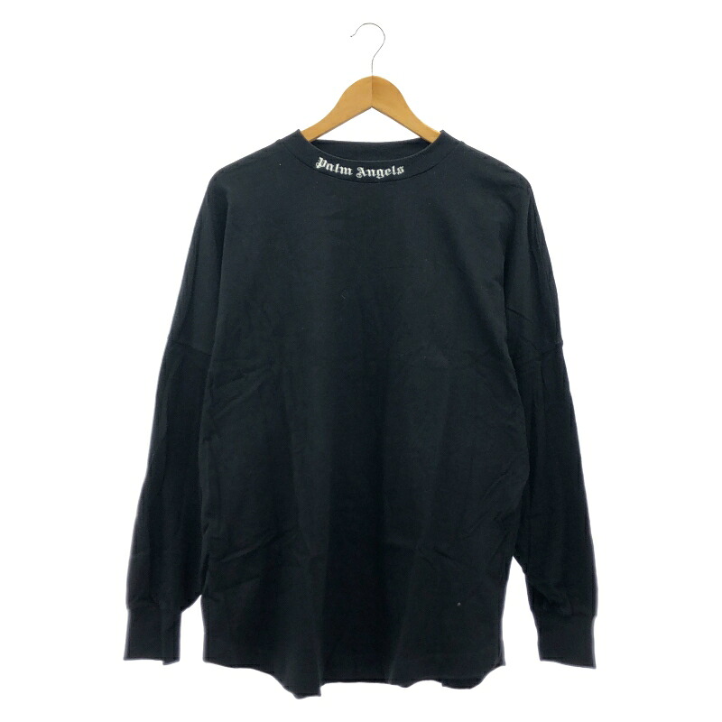 【中古】Palm Angels ロンT M PMAB001C99JER001 ブラック パーム・エンジェルス[10]