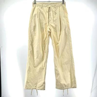 【中古】UNUSED 24SS Nylon Wide Pants サイズ2 アンユーズド ベージュ UW1120[79]