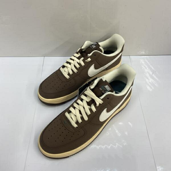 【中古】NIKE AIR FORCE 1 '07 26cm カカオ[92]