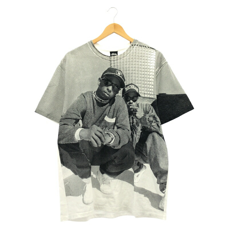 【中古】Stussy × Gang Starr 23SS フォトプリントTシャツ L ホワイト ステューシー ギャング・スター[10]