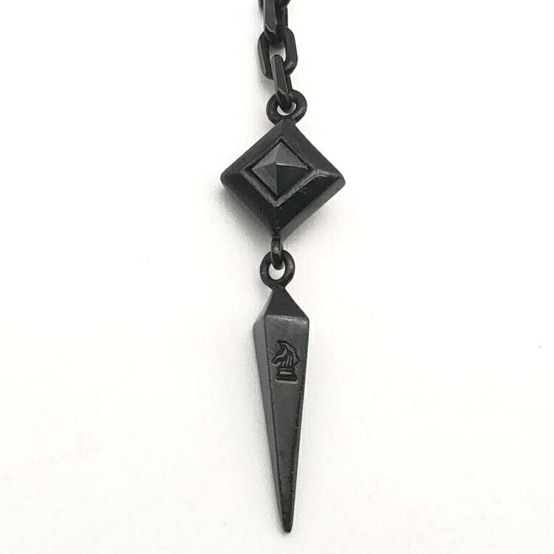 【中古】PUERTA DEL SOL ネックレス ブラック プエルタデルソル SILVER 950[10]