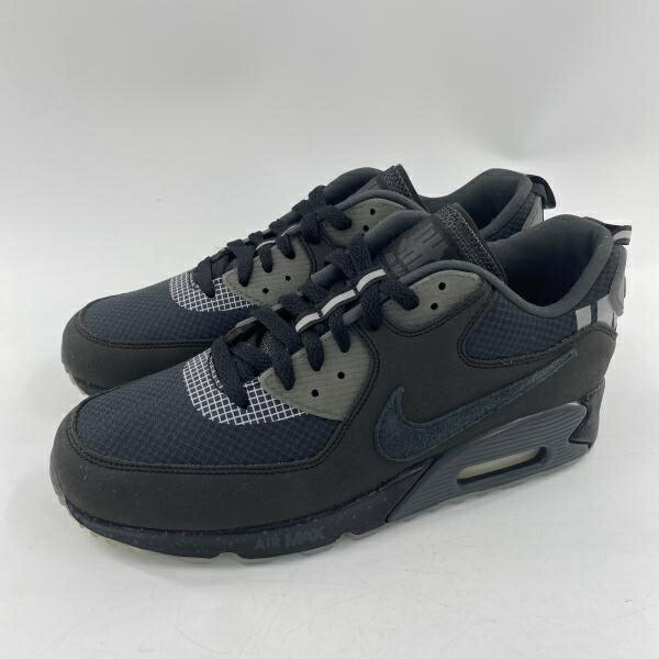 【中古】UNDEFEATED × NIKE AIR MAX 90 Black/Rush Pink スニーカー 27糎 CQ2289-002 黒いこと アンディフィーデット ナイキ[10]