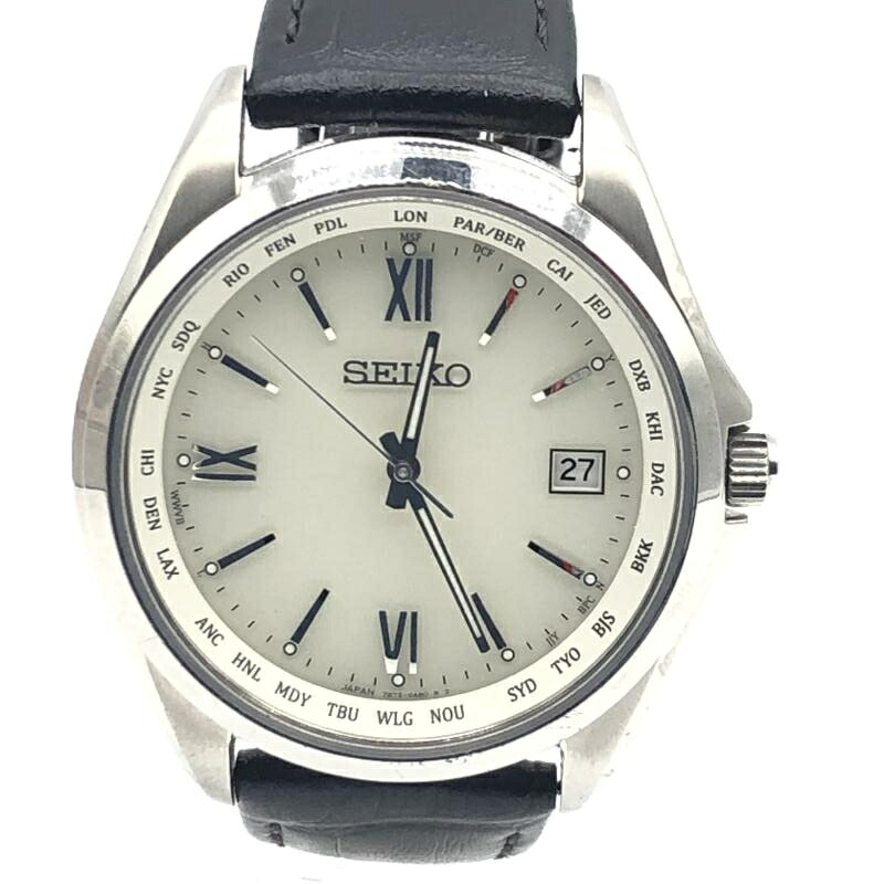 【中古】SEIKO セレクション ソーラー腕時計 7B75-0AB0　セイコー[17] 16,174円