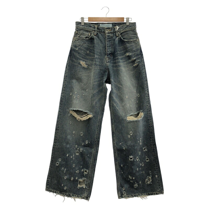 【中古】DAIRIKU Super Damage Wide Denim Pants \