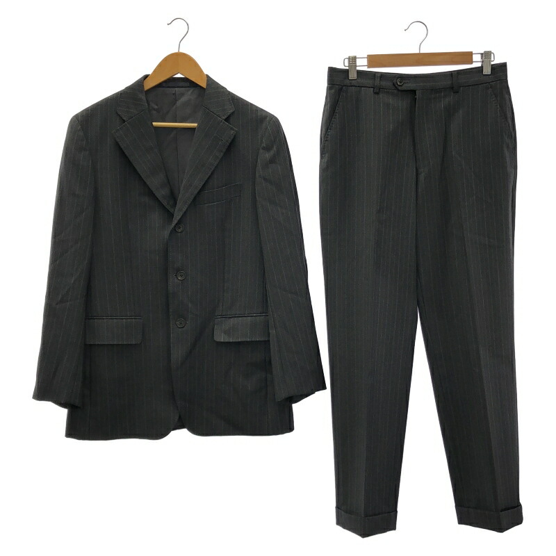 【中古】Paul Smith Ermenegildo Zegna セットアップ ストライプ　ポールスミス[24]