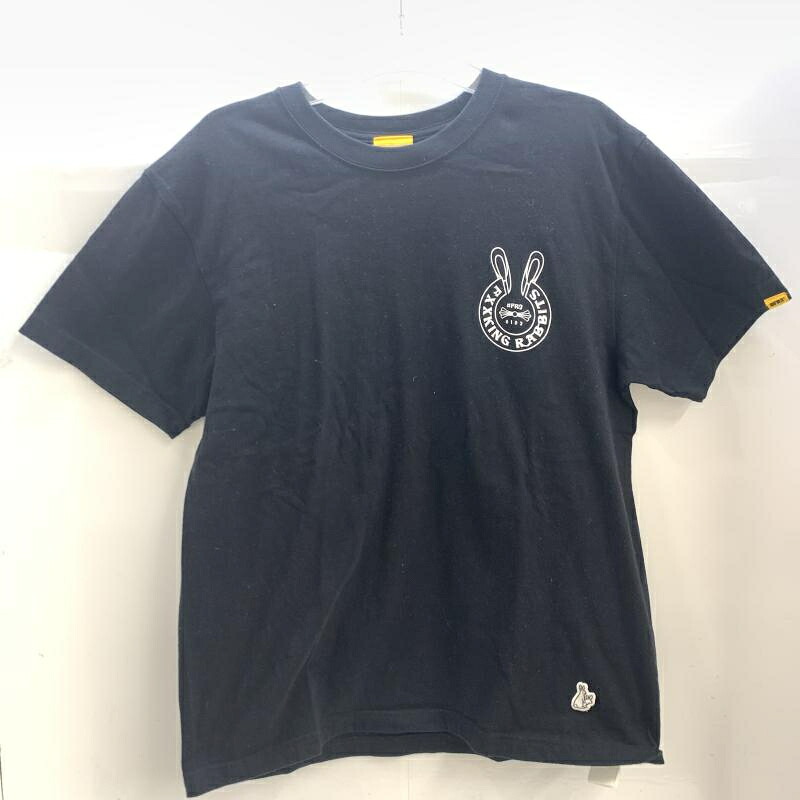 【中古】#FR2 刷り上げるティーシャツ クロムハーツモチーフ 大きさM 黒[92]