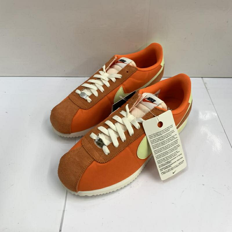 【中古】Nike Women\u0027s Cortez Textile \"Safety Orange/Life Lime\"" 大きさ28.0糎 HJ9612-800 オレンジ色[92]"